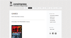 Desktop Screenshot of consimpress.com