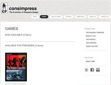 Tablet Screenshot of consimpress.com